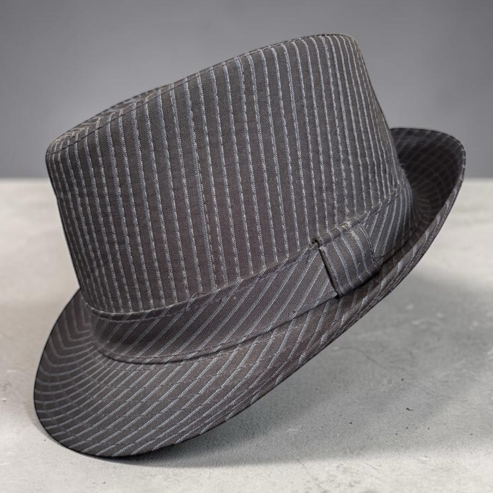 Cassel Goorin Pinstripe Fedora Hat Women’s Large